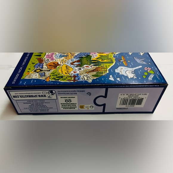 New “Amber Day Stateside Vaca” Map of the US Puzzle 24” x 18” 500 Pieces - Picture 11 of 16